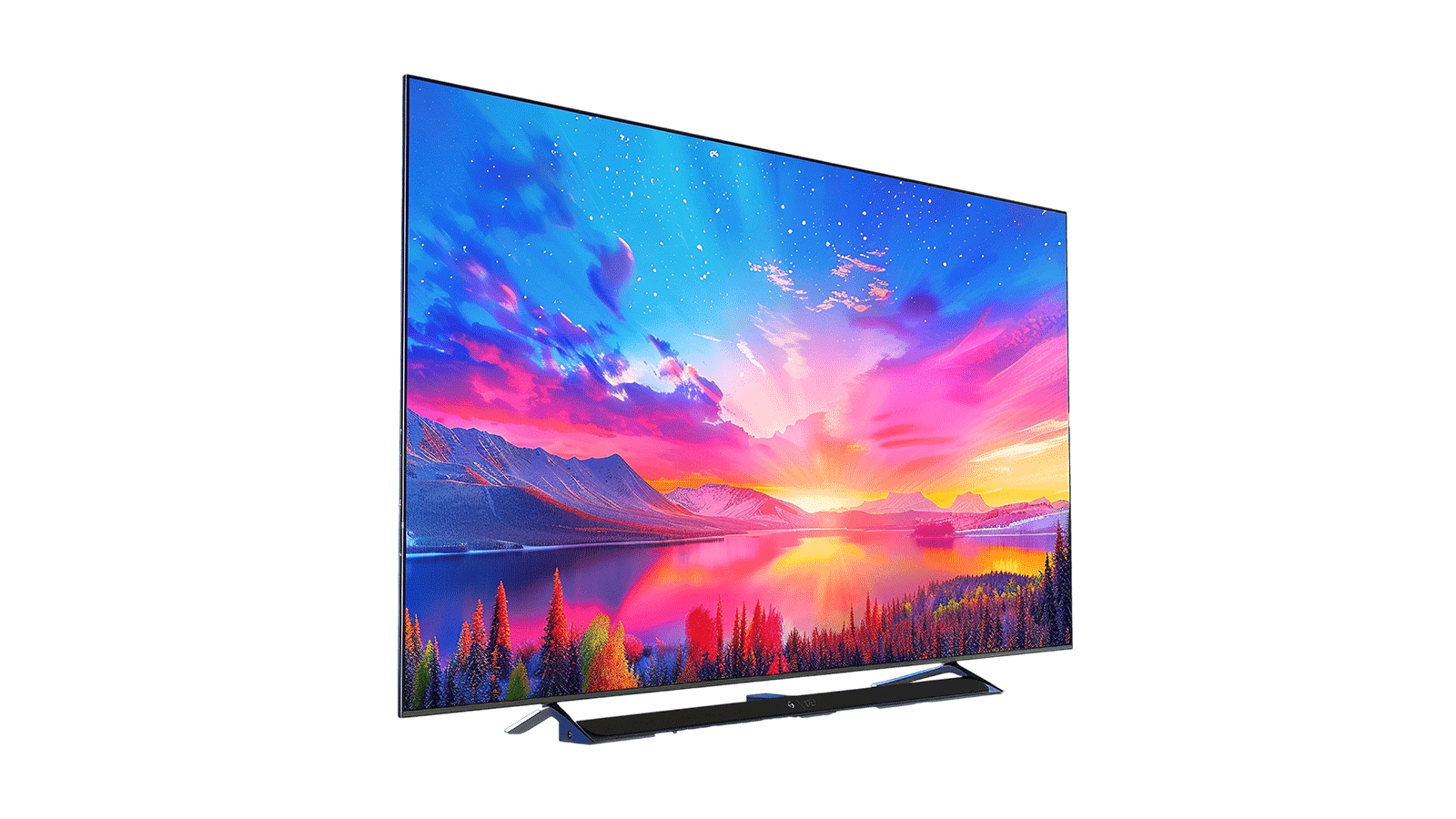 Hotel TV on a slim stand